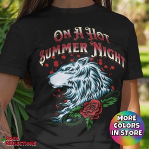 Rock Music T-Shirt Rocker Classic Rock And Roll Lover Cool Music Shirt Rock N Roll Gift Music Lover Tee On A Hot Summer Night Meatloaf