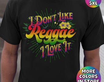 Reggae Music T-Shirt: Rasta Colors, Good Vibes Tee