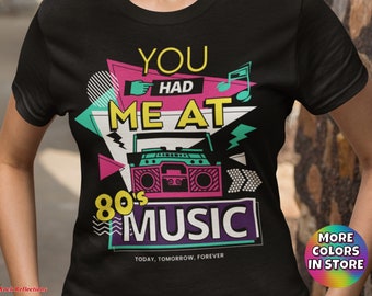 80s Music T-Shirt: Retro Rock and Roll Tee