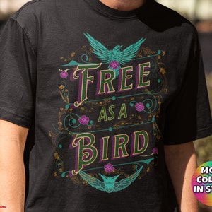 Free Bird T-Shirt: Classic Rock Music Tee