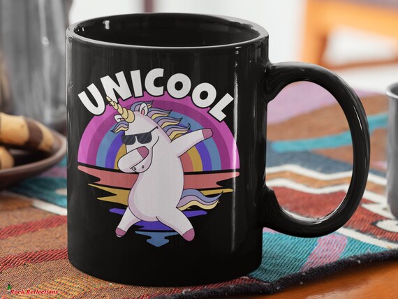 Tasse Licorne avec Poche Porte-Biscuit sur