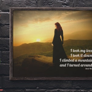 Song Lyric Wall Art: Took My Lover/Song Lyrics Print/Song Lyrics Gift/Printable Wall Art/Instant Digital Download/Inspirational Quotes