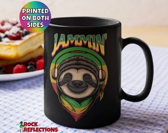 Reggae-koffiemok luiaard: Bob Marley 'Jammin' Tribute