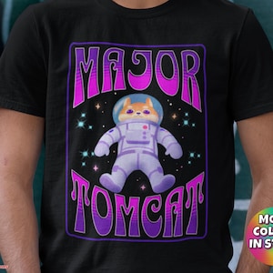Rock Music T-Shirt Rocker Classic Rock And Roll Lover Cool Music Rock N Roll Gift Music Lover Tee Major Tom Space Oddity David Bowie Tribute