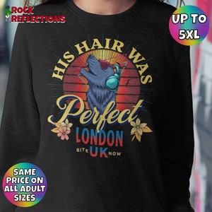 Rock Music Werewolf Sweatshirt Classic Rock Lover Hoodie Crewneck Sweater Rock N Roll Pullover Retro Gift Werewolves Of London Warren Zevon