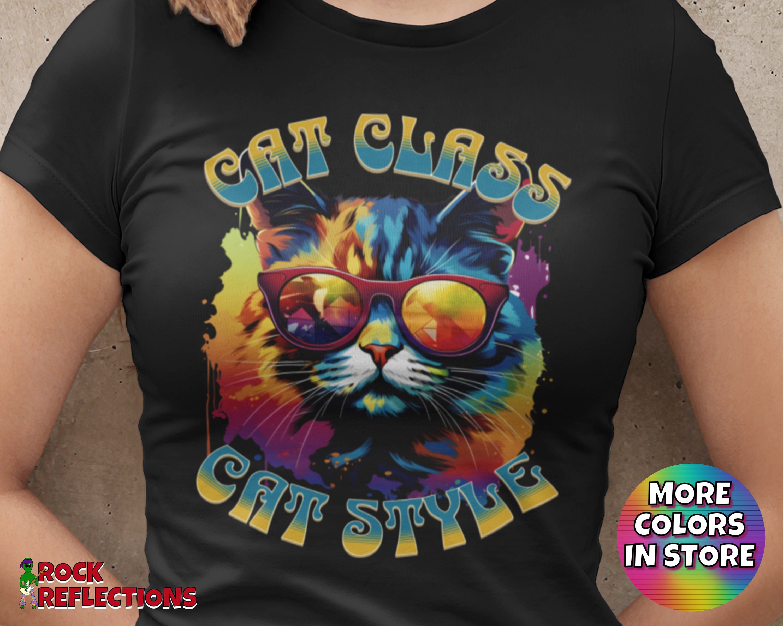 Rock Music Cat T-shirt: Stray Cat Strut Lyrics - Etsy