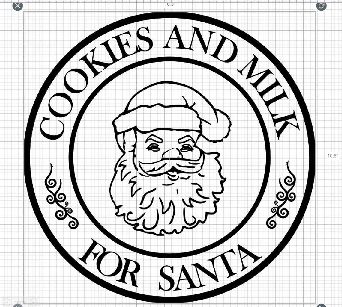 Dear Santa Christmas Tray SVG Christmas Cutting Board SVG - Etsy UK