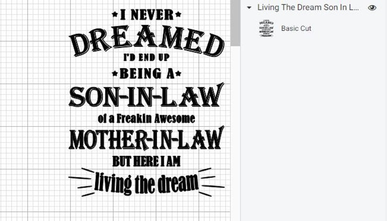 Free Free 172 Son In Law Svg SVG PNG EPS DXF File