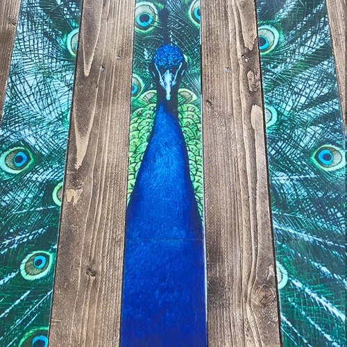 Teal Moss Coffee Table Coffee Table Modern Coffee Table Etsy