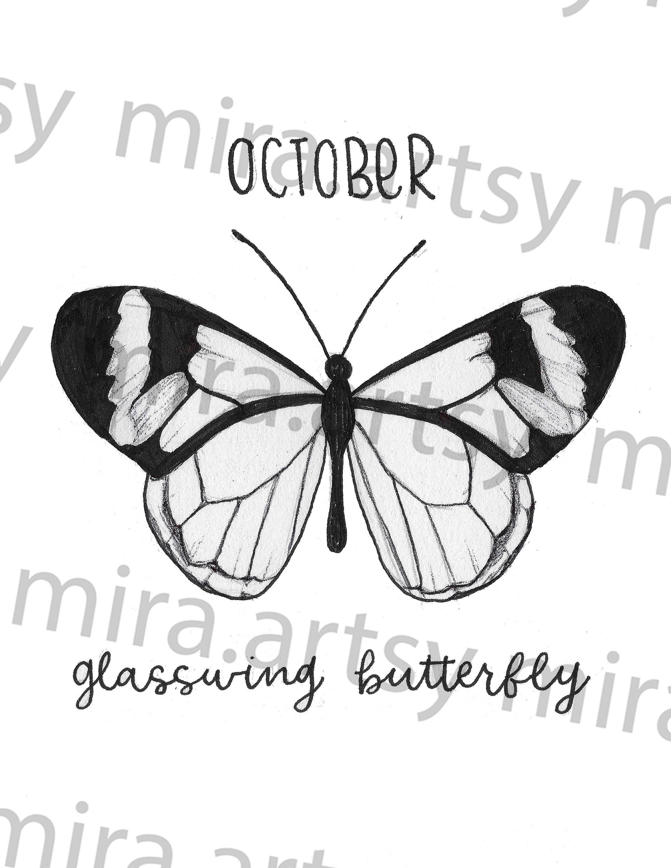 Butterfly Tattoo Design With Flowers Butterfly Birth Stock Illustration   Download Image Now  iStock