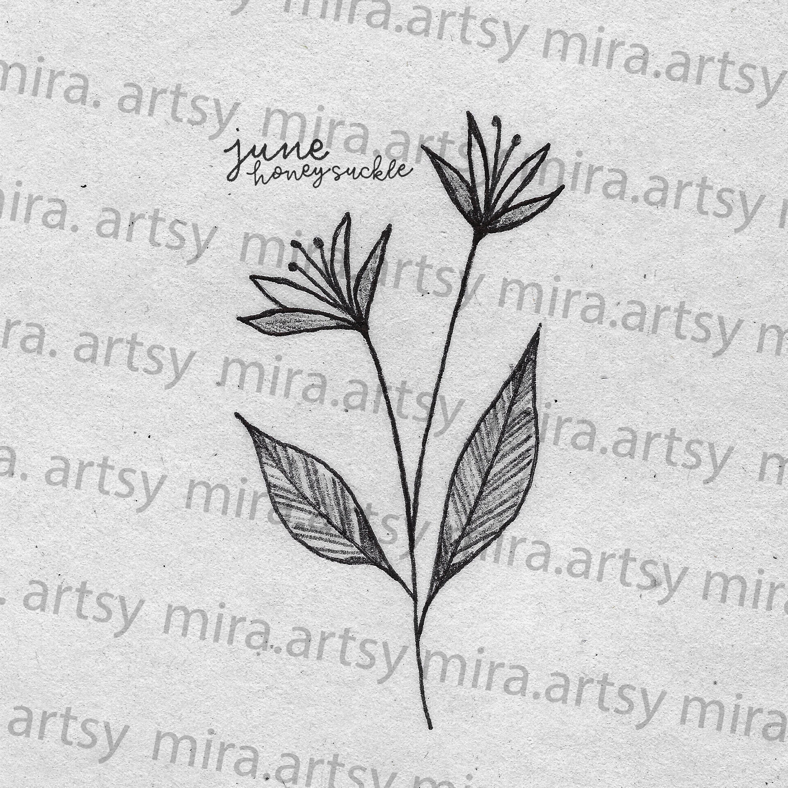 Family Birth Flower Design Flowers in Names Personalized  Etsy  Birth  flower tattoos Birth flowers Flower tattoos