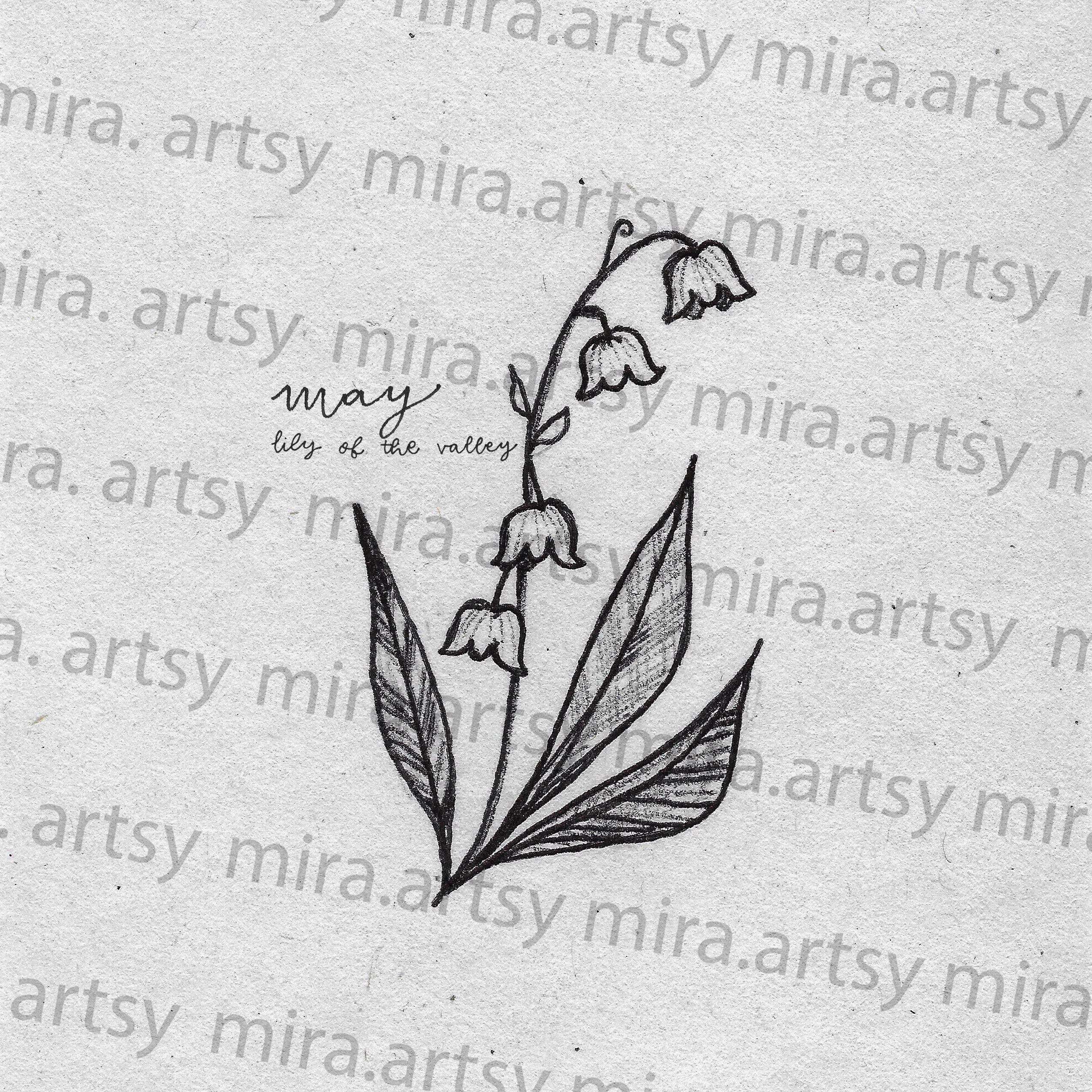 May Birth Month Flower Pack Scan lily of the Valley and - Etsy May Birth Month Flower Pack Scan lily of the Valley and - Etsy