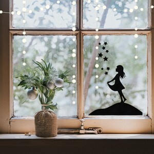 Sterntaler Window Decoration Set | Silhouette | Craft pictures for the window | Waldorf | Children, Window color | Fairy tales