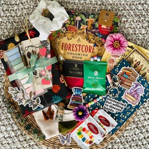 Cottagecore Book Box: Mystery Book, Mushroom Decor & Spiced Tea