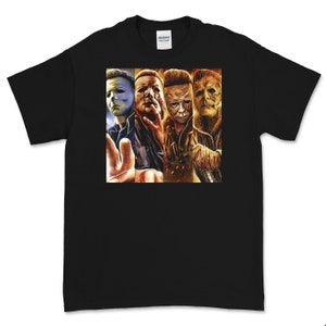 Halloween volwassen shirt, Michael Myers shirt, Michael Myers Halloween shirt.