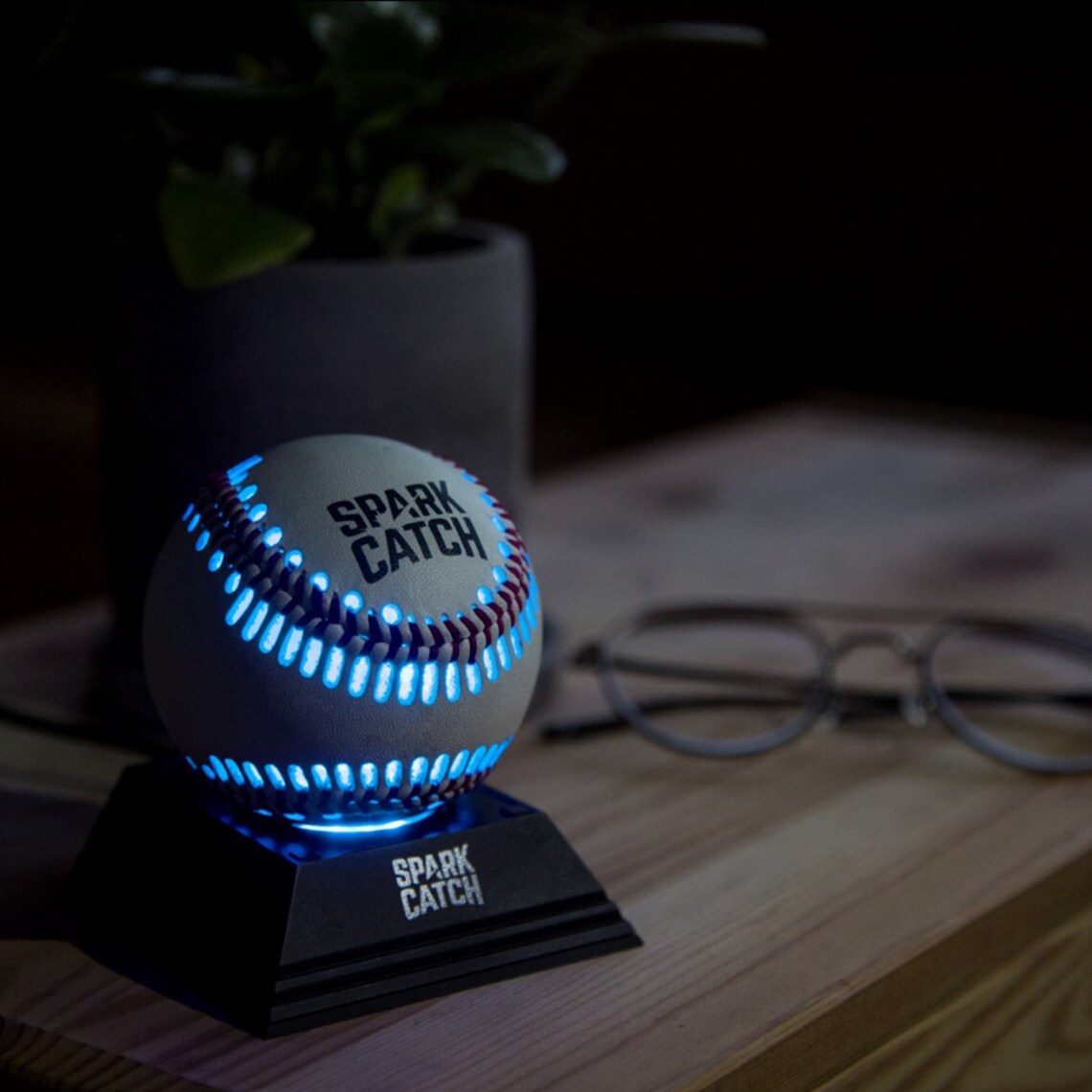 MLBgrade Baseball Night Light LED Night Light Baseball Etsy