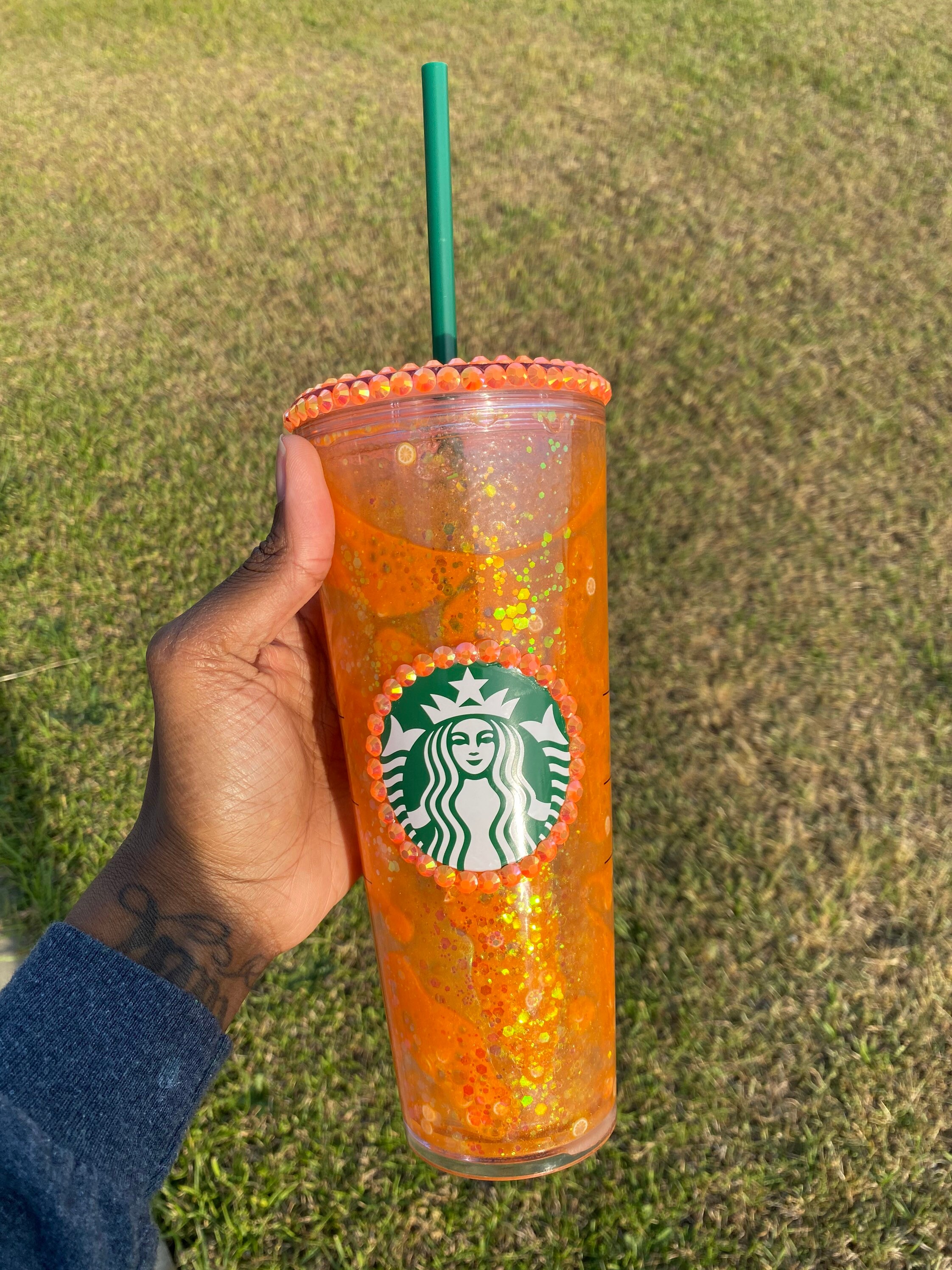 Starbucks Refresher Snowglobe Venti Tumbler | Etsy