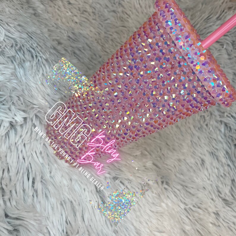 Custom Bling Cup Etsy