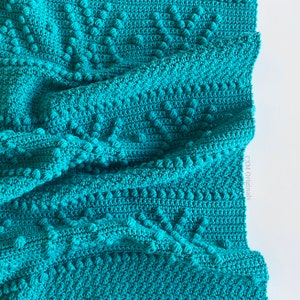 Crochet Blanket Pattern Modern Crochet Pattern PDF download with Video Tutorials Converging Arrows image 2
