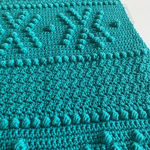 Crochet Blanket Pattern Modern Crochet Pattern PDF download with Video Tutorials Converging Arrows image 3