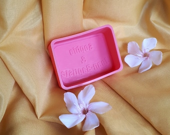 Custom rectangular silicon soap mold