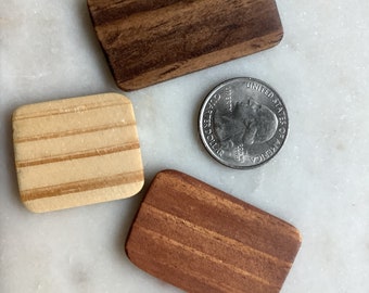 3 Pack - Artisan 1:12 Scale Genuine Wood Cutting Boards Set - Dollhouse Miniatures