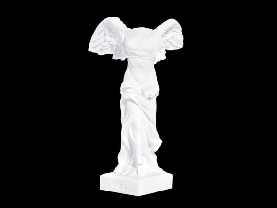 Statua Nike di Samotracia Vittoria alata Simbolo della vittoria Scultura in alabastro fatta a mano Mitologia romana greca 18 cm 7 09 pollici Etsy Italia