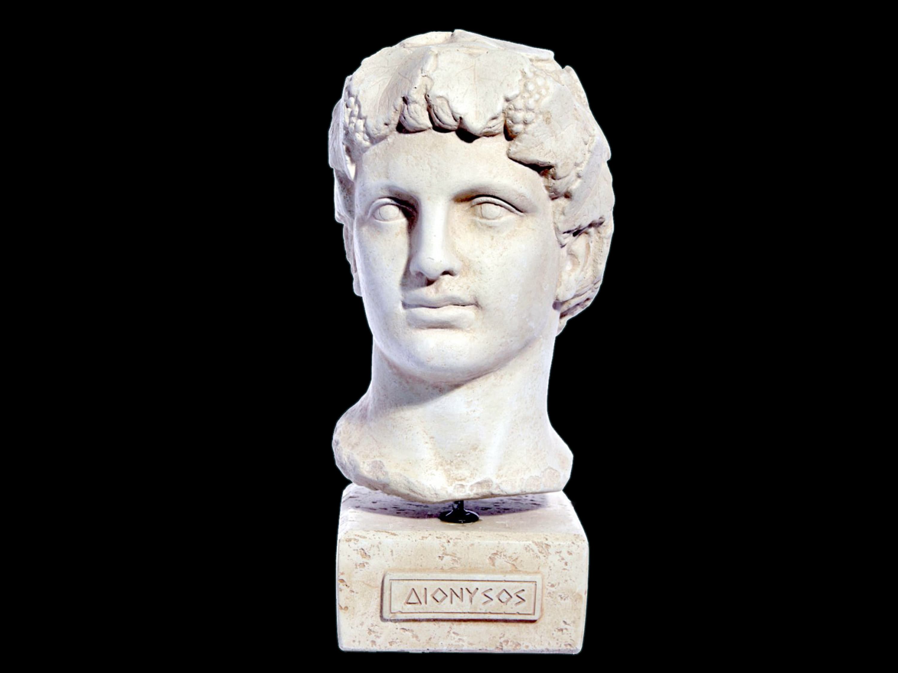 Dionysus Bust Head Statue Bacchus Greek God of Wine & - Etsy UK