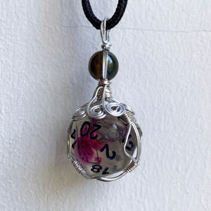 Dnd necklace Dnd jewelry Purple potion necklace wire wrapped potion magic potion magic pendant fantasy necklace potion necklace