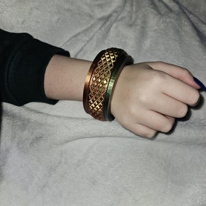 Fidget Bracelet STL, Spinning Design With 75 mm Internal Size