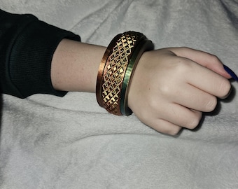 Fidget Bracelet STL, Spinning Design With 75 mm Internal Size