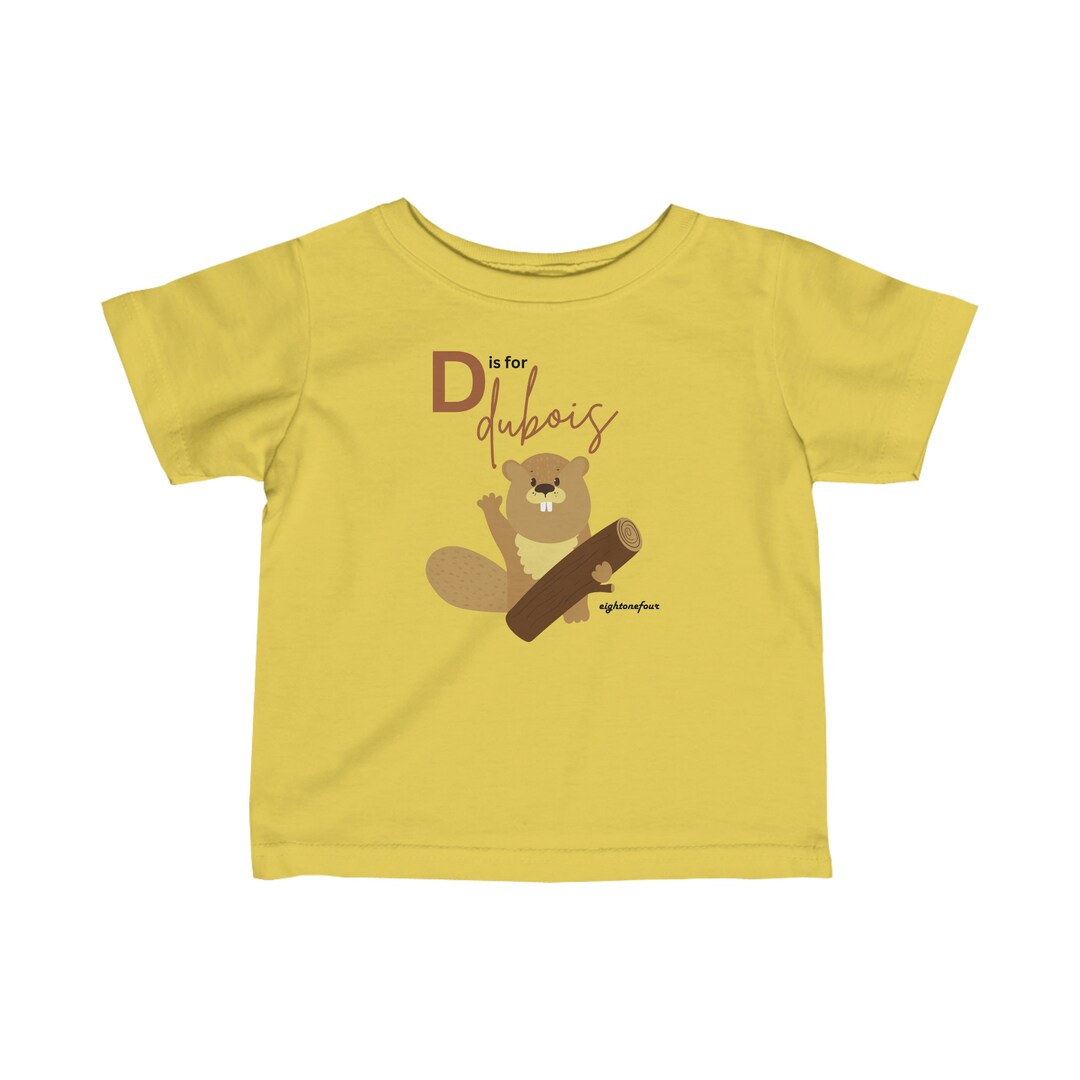 D is for Dubois Infant Fine Jersey Tee Dubois Pennsylvania Etsy