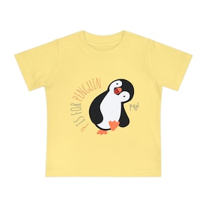 Pittsburgh Baby Penguin Baby Short Sleeve T-Shirt, Pittsburgh Clothes, Pittsburgh, Yinzer, Pittsburgh Gifts