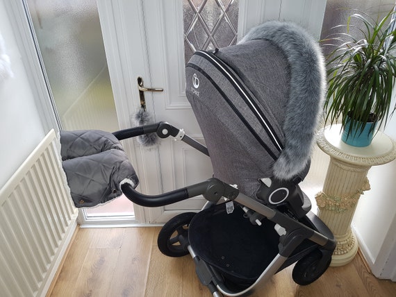 Baby Kinderwagen Handwanten Stokke Winter Kit Met Bont Warmer | Etsy  Nederland