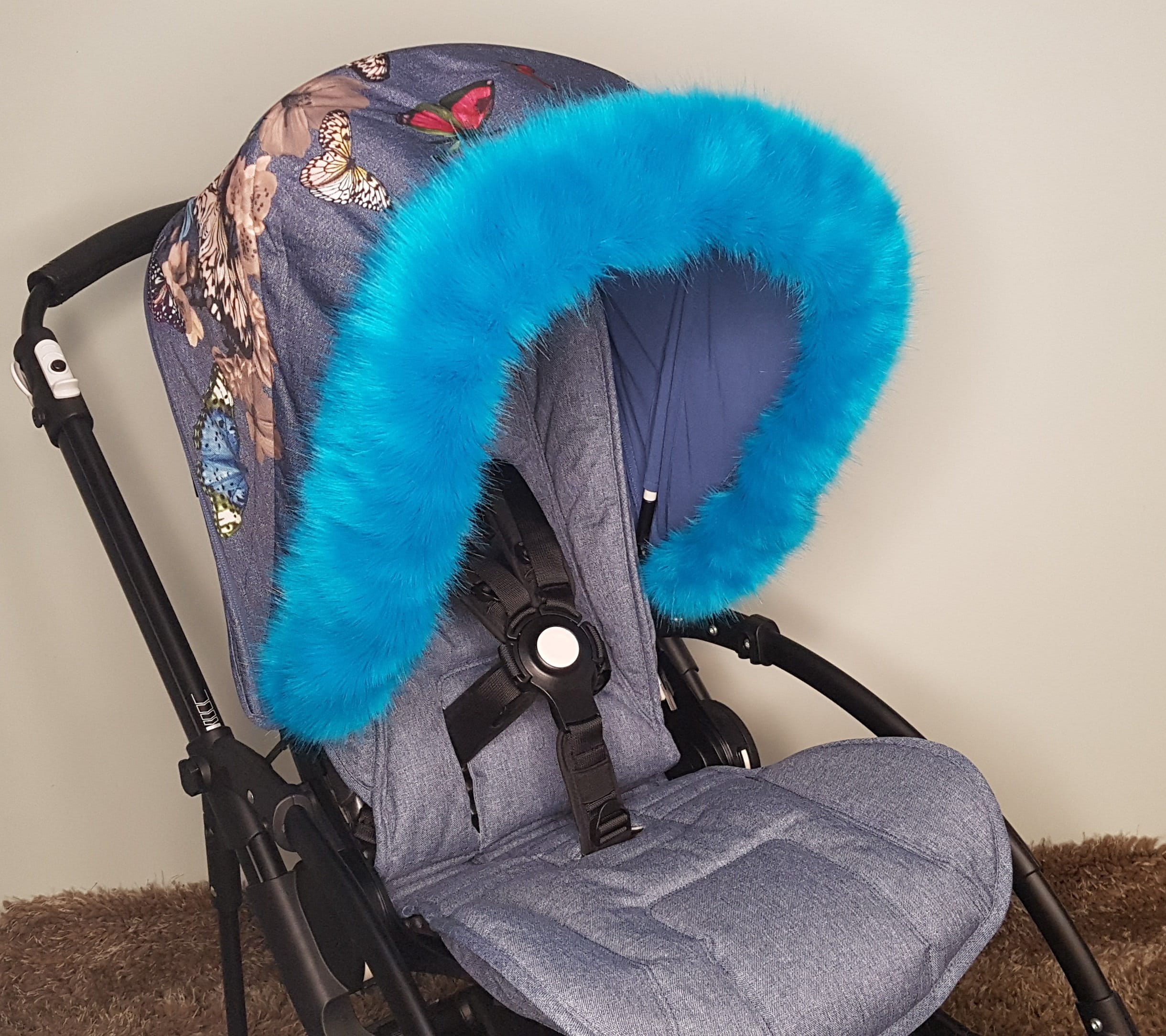 Luxury Pram Hood Fur Trim Baby Pram Accessories Pushchair Stroller Buggy Furs for All Prams Etsy Canada