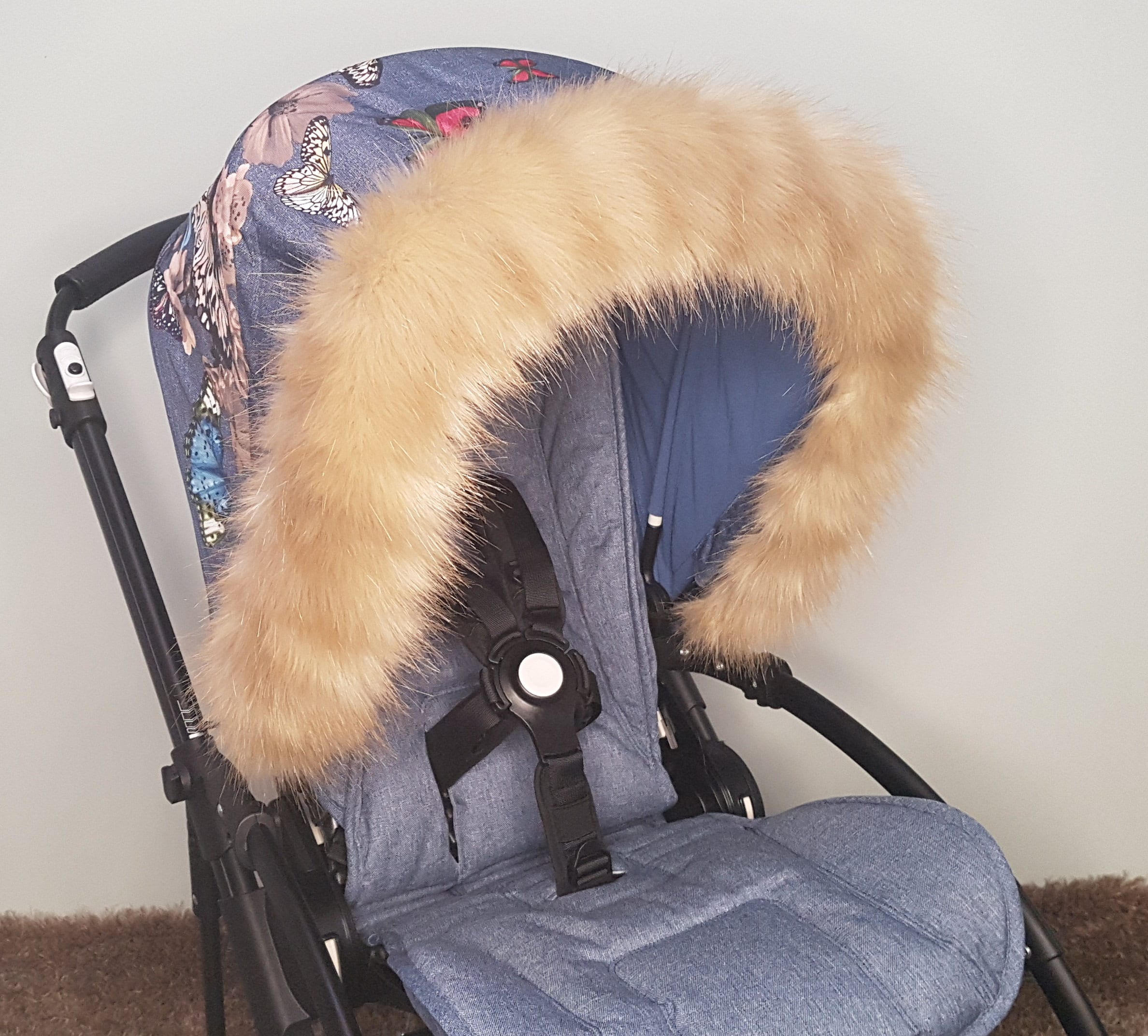 Luxury Faux Fur Pram Hood Trim Baby Pram Accessories Pushchair Stroller Buggy Furs for Bugaboo Icandy Stokke Silver Cross Etsy UK