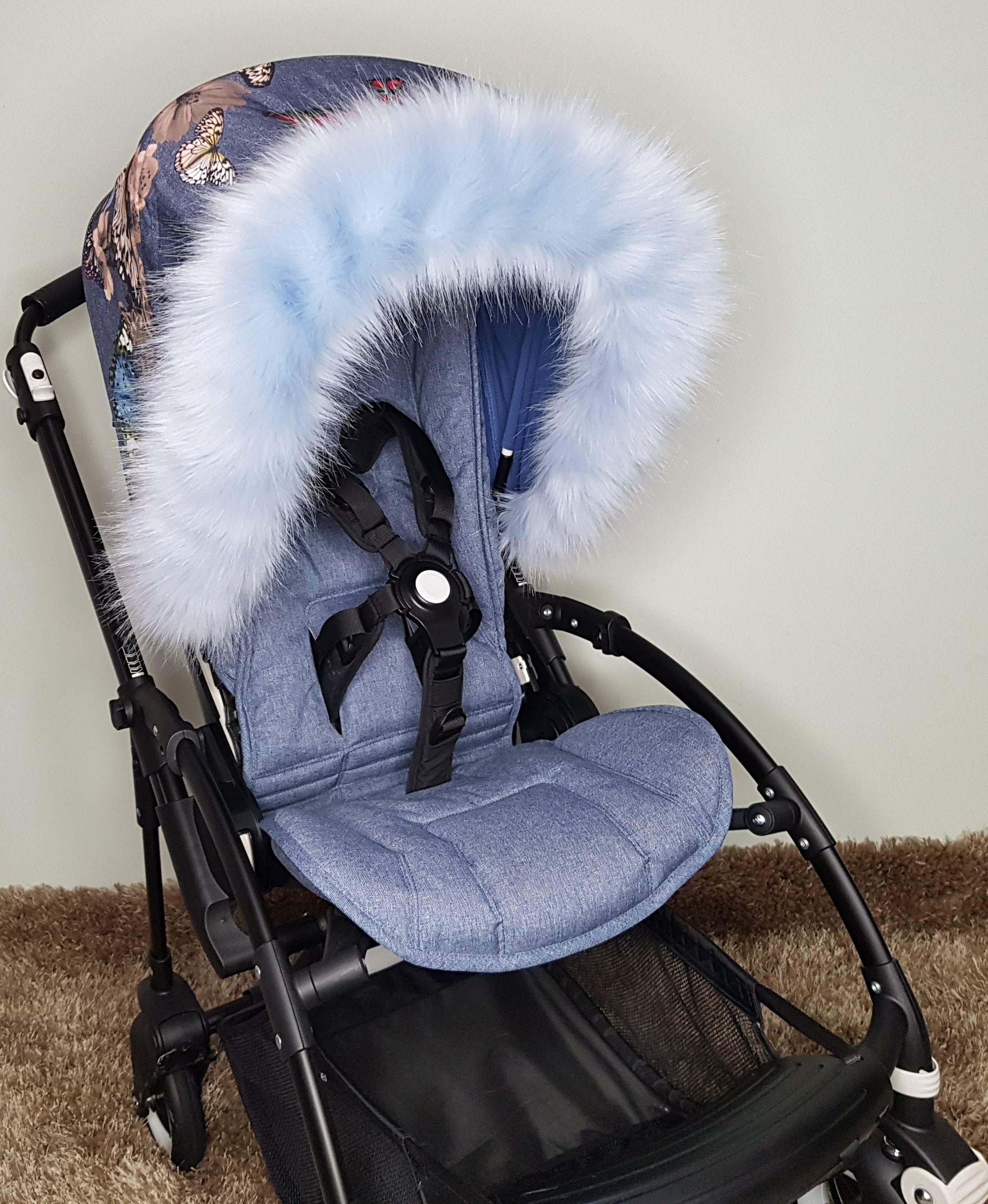 Buggy hot sale hood fur
