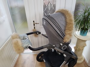 Manchons Chauffants Pour Poussette - 1 Paire - Imperméable Et Coupe-vent - Couleur Café Ou Noir - Pour L'hiver, Garde Les Mains Au Chaud