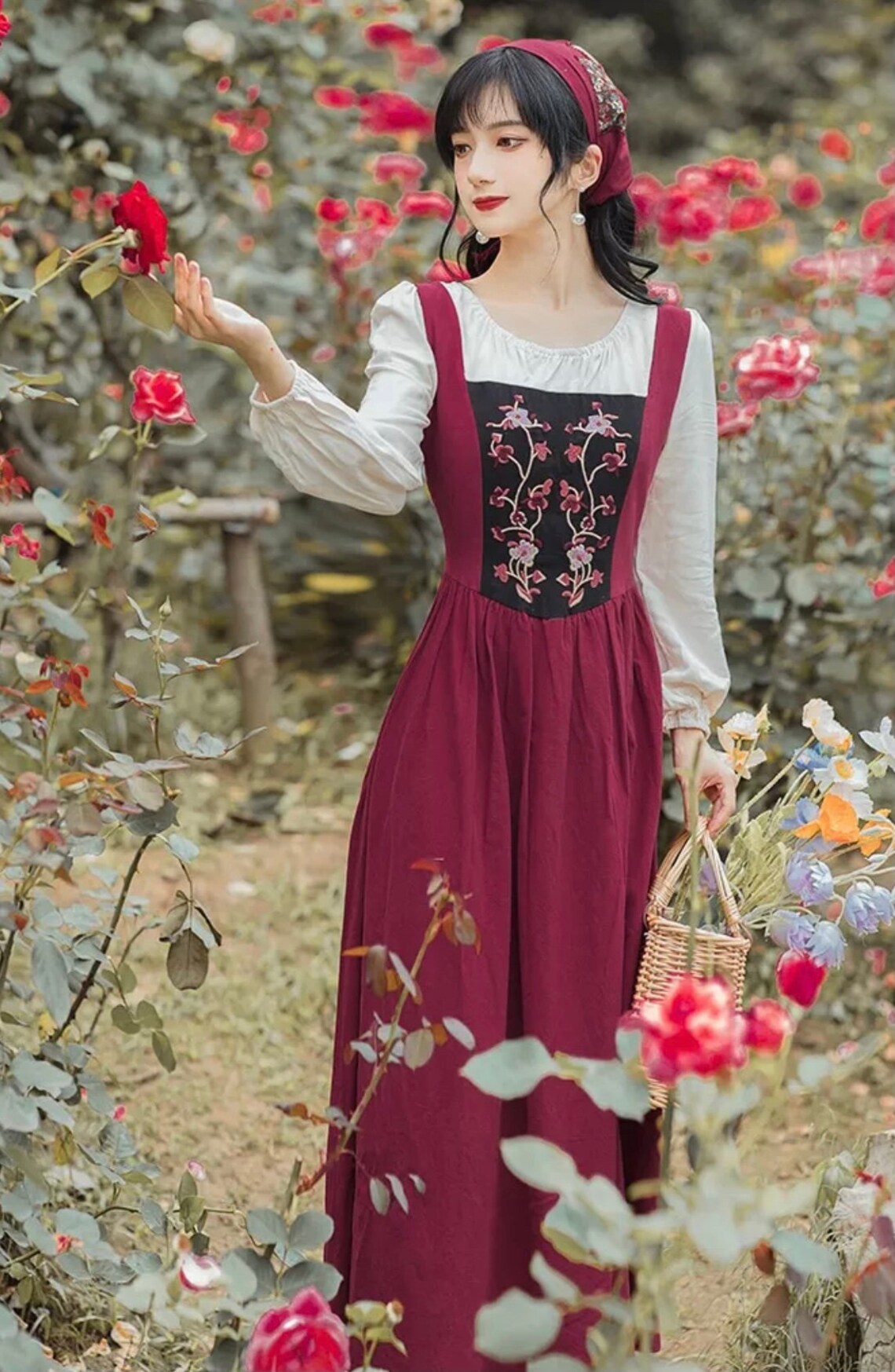 Milk Maid Dress-Victorian Dress-Prairie | Etsy