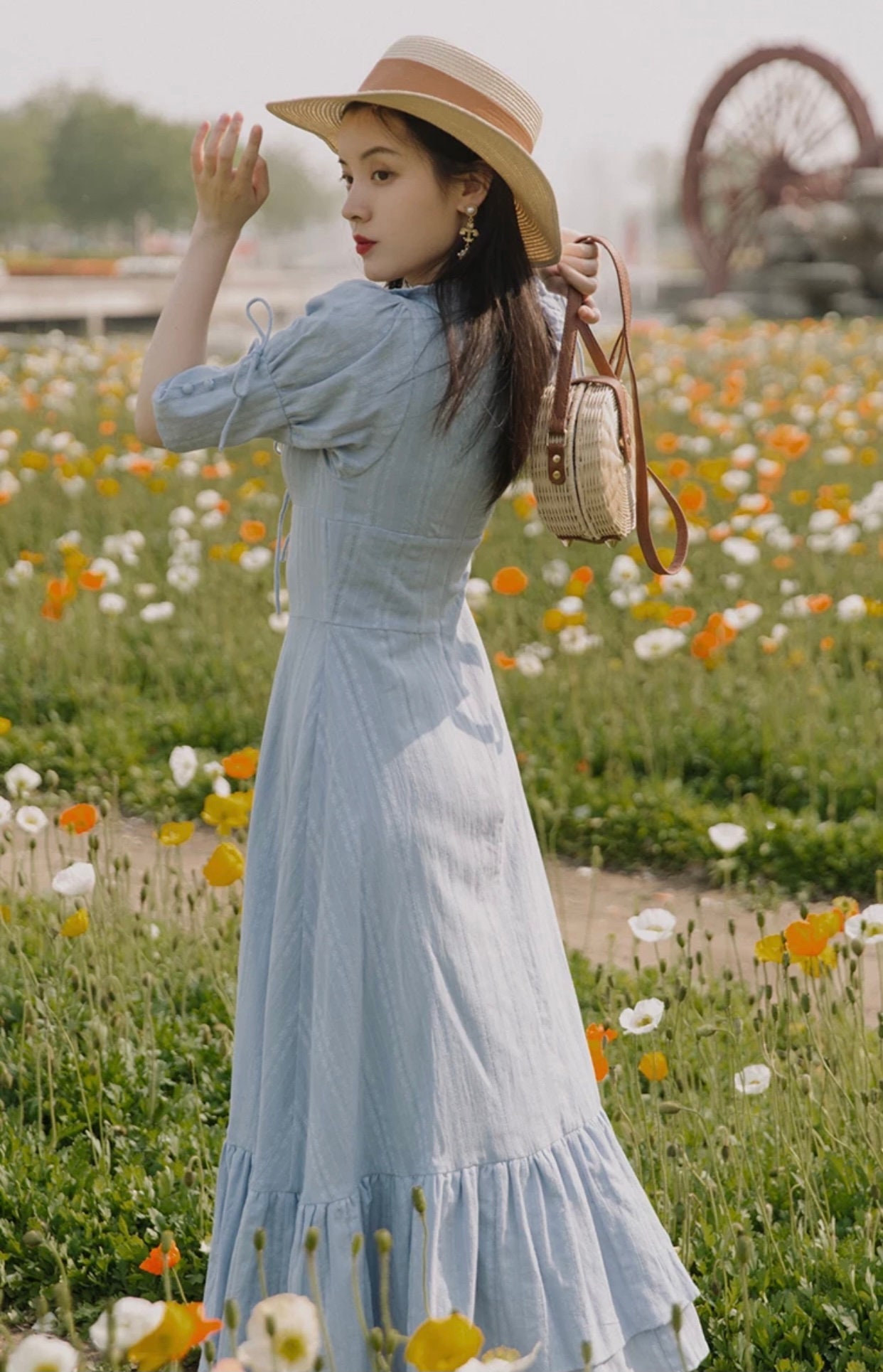 Summer Women Dress-Cottage Core Dress-Vintage Prairie Maid | Etsy