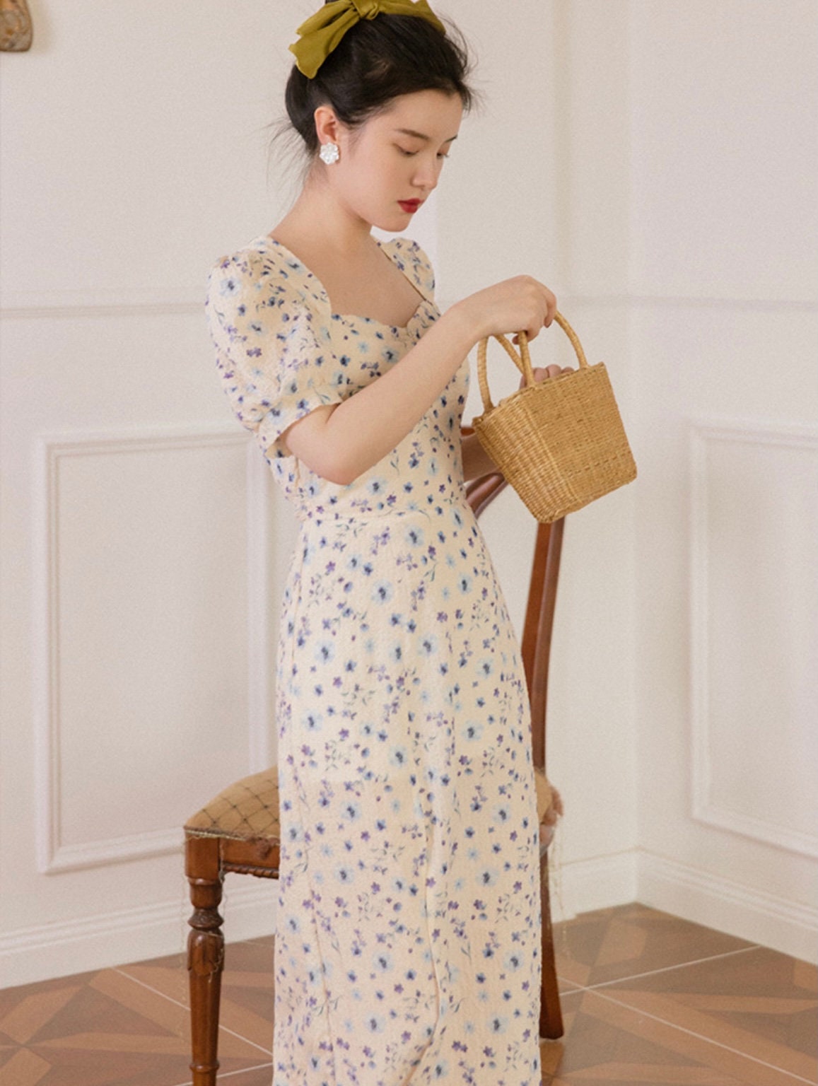 Floral Print Dress-Spring Summer Dress-Vacation Dress-Summer | Etsy