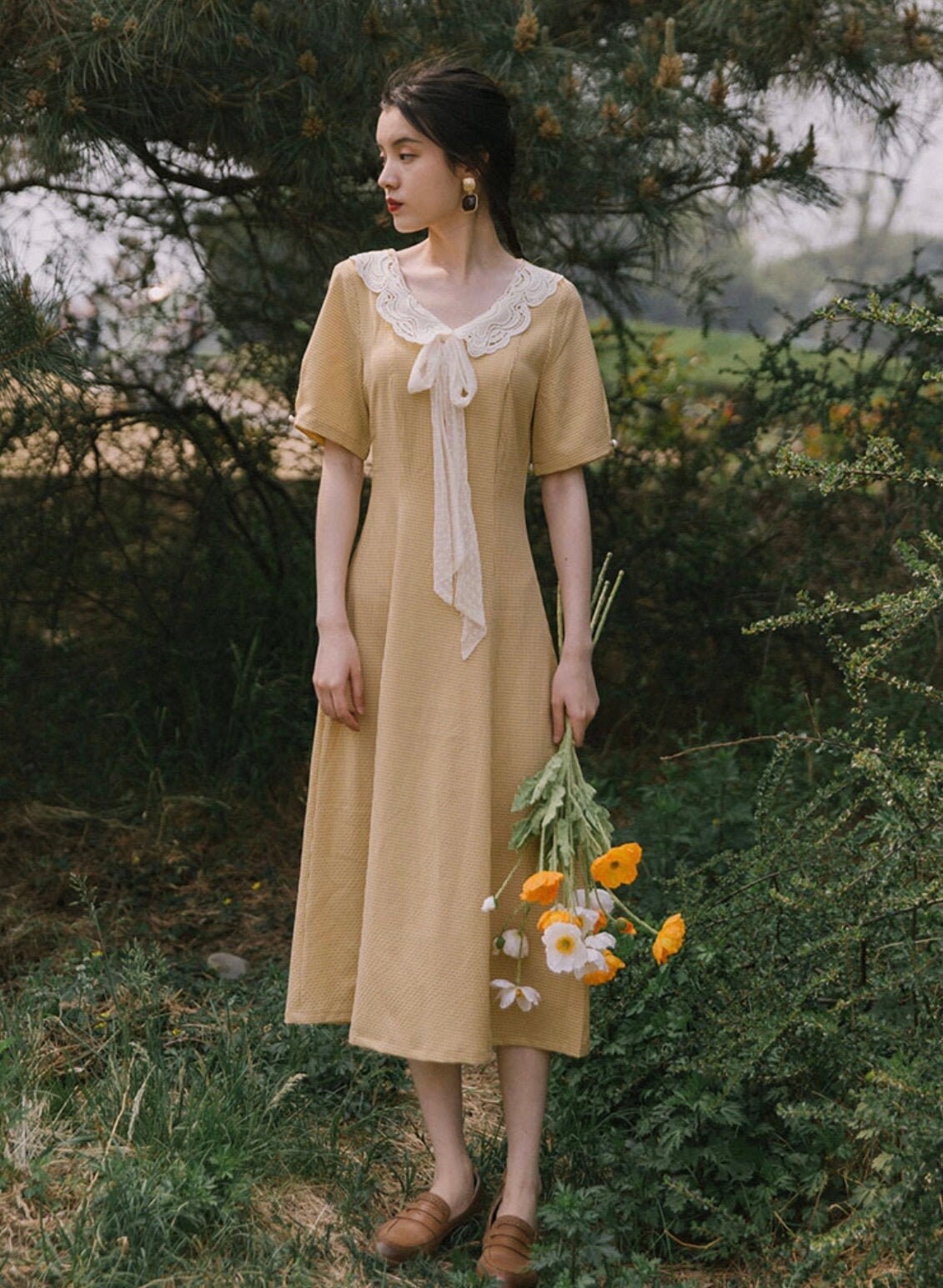 French Romance DressFrench Vintage DressSummer Women Etsy