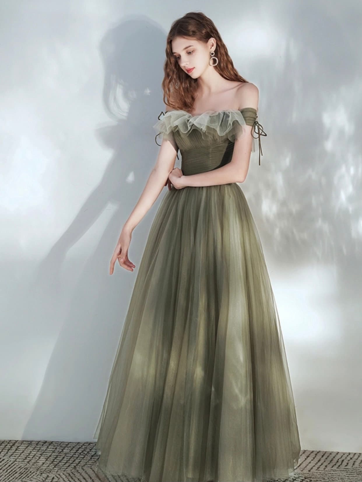 woodland fairy prom dress