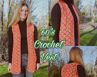 60's Crochet Vest