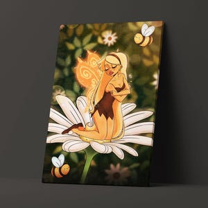 Iris | The Fairy Collection | A3 | Digital Artwork Download | Original Character | Fairy Fantasy | Art Print Wall Poster | Home Decor Gift