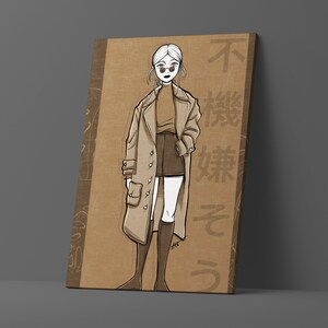 Sienna | Digital Artwork Download | A3 Size | Original Character | Art Printable Poster | OC Art | Home Decor Gift | Instant Download