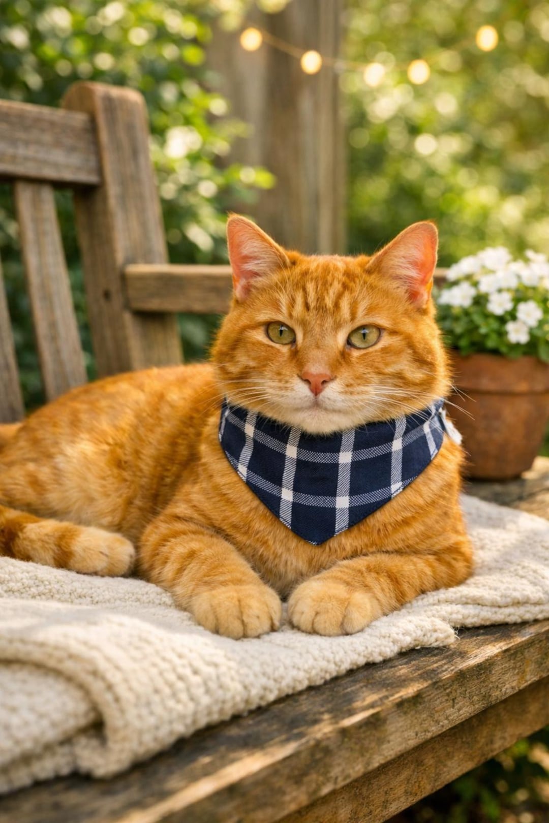 Cat Bandanna Sewing Pattern PDF, Slide-on Collar Bandana, Easy Beginner ...