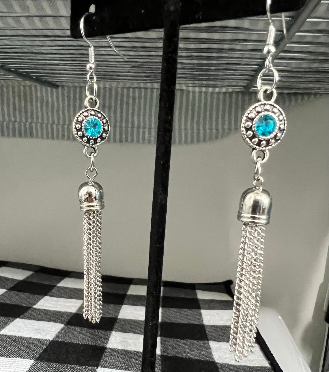 Tassel Dangle Drop Earrings Tassel Earrings Long Tassel Etsy