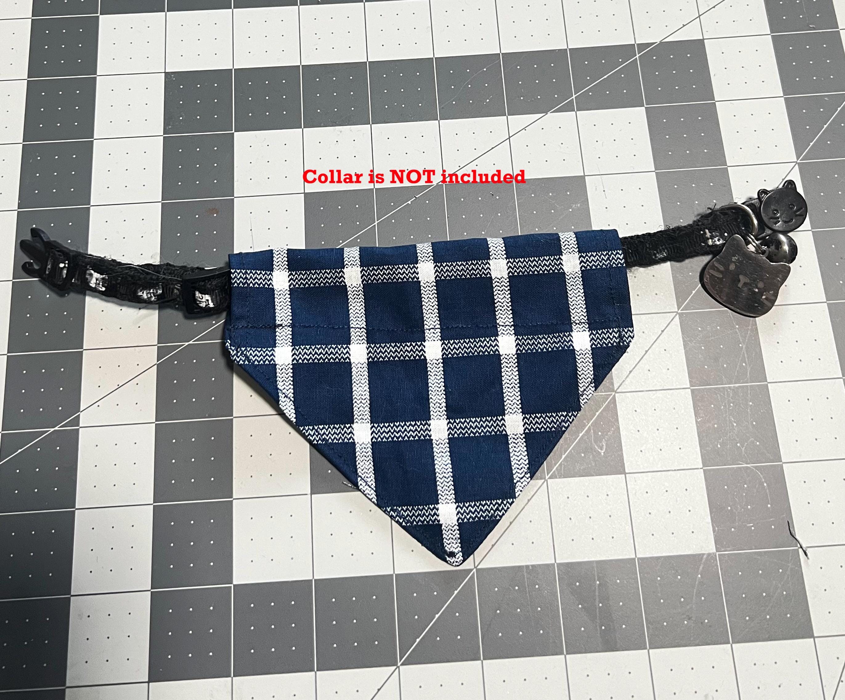 Cat Bandanna Sewing Pattern PDF, Slide-on Collar Bandana, Easy Beginner ...
