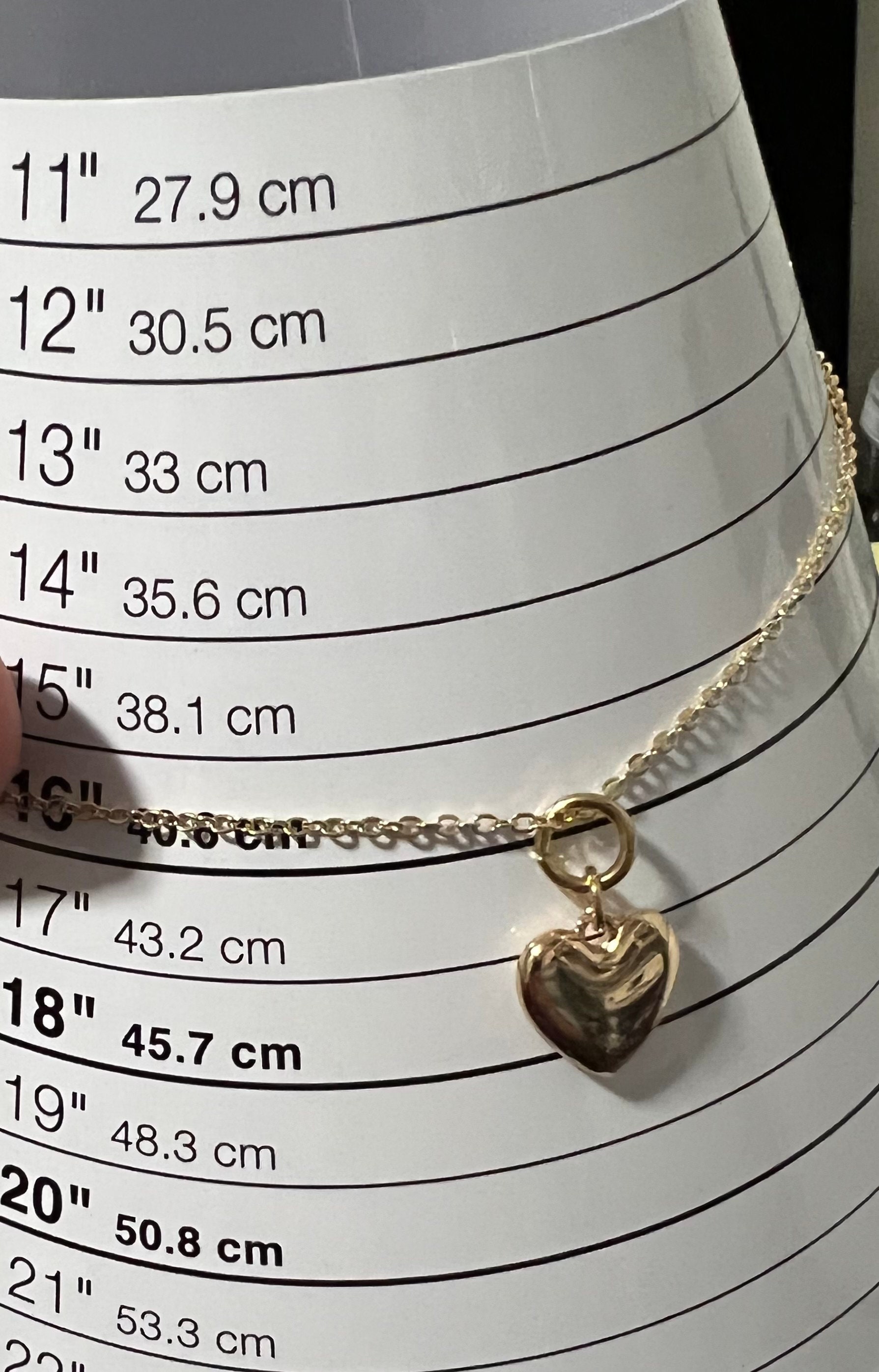 Puff Heart Charm Fine Cable Chain Necklace And Earrings Set Etsy Puff Heart Charm Fine Cable Chain Necklace And Earrings Set Etsy